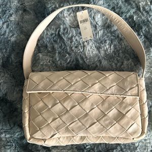 Anthropolgie Cream Bag- new with tags